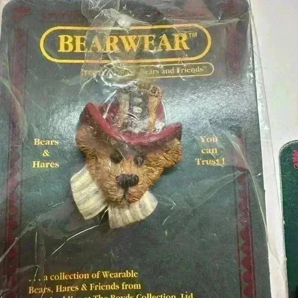 Vtg 1995 Boyds Bearwear & Folkwear  Brooch Lapel Pin - Lot Of 5 - Picture 5 of 12